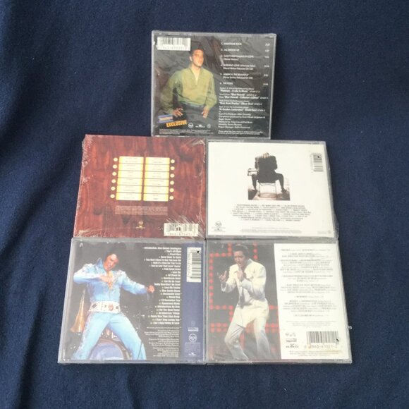 5 Elvis Presley CDs Original Wrap Never Opened - Picture 3 of 4